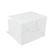 Rýchlouzatváracia krabica 3VVL 245x170x85 mm, lepiaca páska, biela