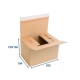 Rýchlouzatváracia krabica 3VVL 285x190x180 mm, lepiaca páska, kraft