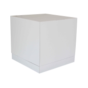 Tortová krabica 350x350x350 mm, pevná bielo/biela