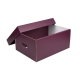 Úložná krabica komplet 430x300x200 mm, vínová matná