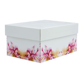 úložná krabica s vekom 250x250x150 mm, dekor 150005