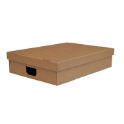 Úložná krabica s vekom 500 x 500 x 140 mm