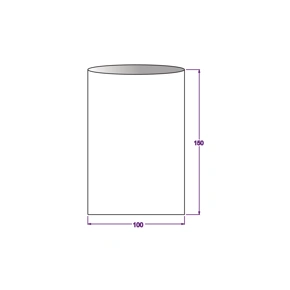 Vrecko celofánové 100x150 mm, PP, ploché